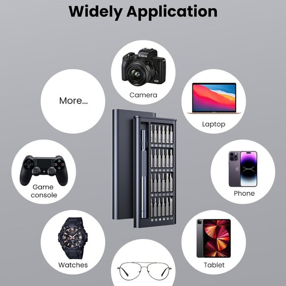 Small Screwdriver Set, Professional Magnetic Mini Repair Tool Kit for Phone - Picture 6 of 7